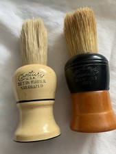 Vintage Shaving Brushes Set Of 2 Century Ever-Ready Good Condition
