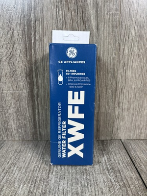 #ad GE XWFE Refrigerator Water Filter Genuine Replacement New Sealed No Chip $22.97