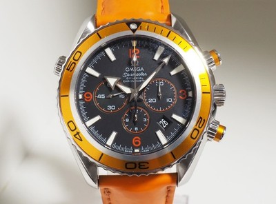 OMEGA Seamaster Planet Ocean Chronograph 45mm - 2 Lünetten, UPE* 9.400,- EURO