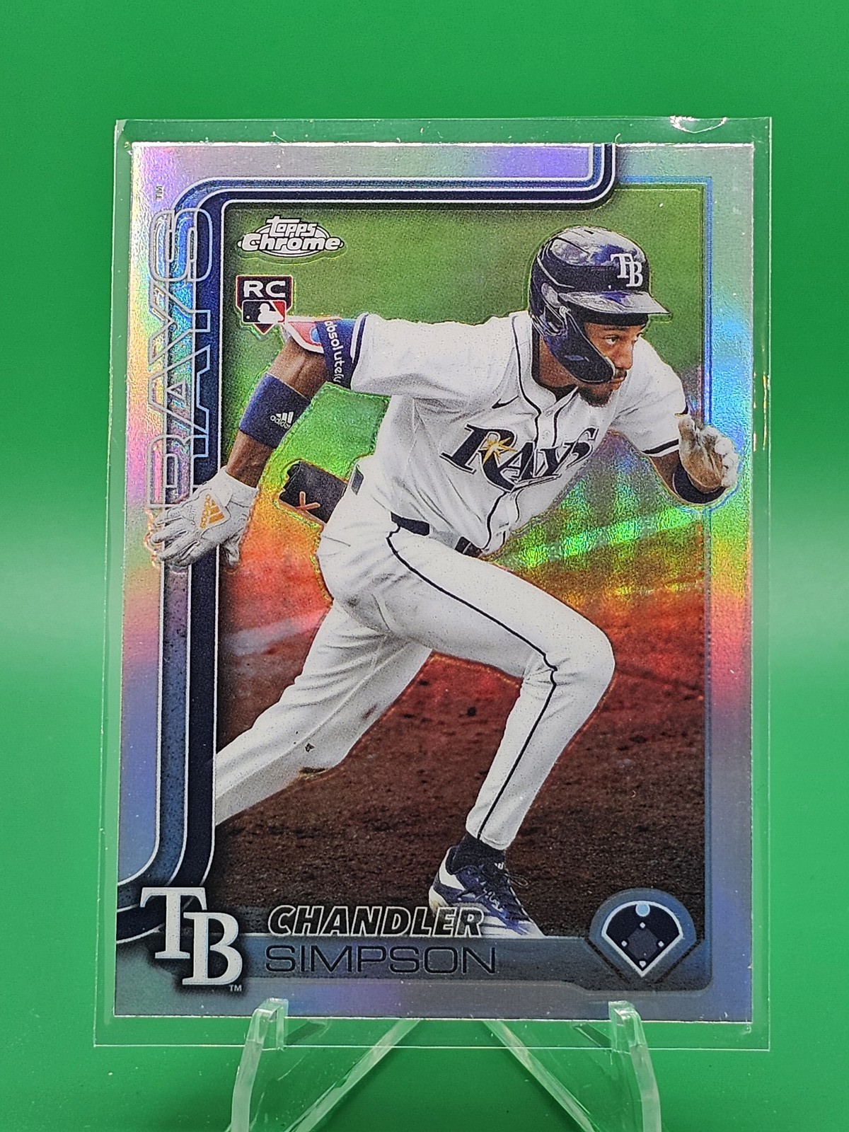 2025 Topps Chrome Update #USC179 Chandler Simpson Rookie RC Refractors