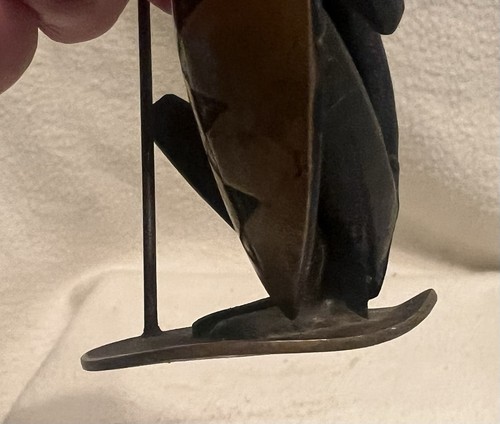 Vintage Karl Weiler Bronze Afrikanischer Krieger Pforzheim Figur unbeschriftet - Bild 7 von 8