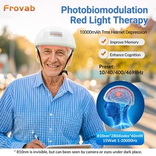 810nm Photobiomodulation Brain Therapy Helmet for Parkinson Alzheimer Stroke