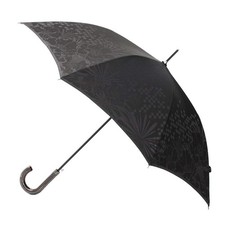 Makita Shoten Long Umbrella Monotone Koshu Weave Floral Design Made in Japan