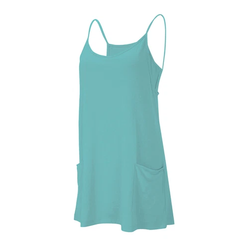 Damen Tenniskleid mit Shorts Ärmellos Träger Einfarbig Golf Sportkleider - Bild 73 von 73