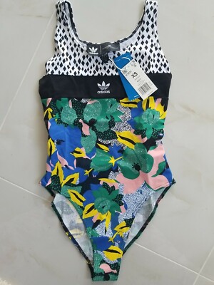 Adidas Originals GC6835 Womens HER Studio London Multicolor Bodysuit Size  XS