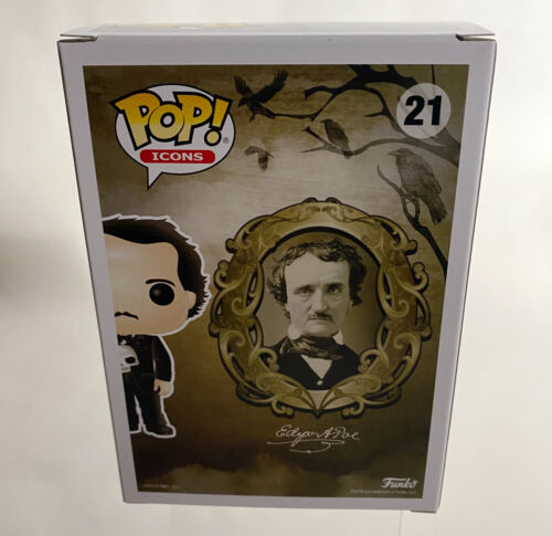 Edgar Allan Poe with Skull Funko Pop! Vinyl Figure #21 - Picture 4 of 11