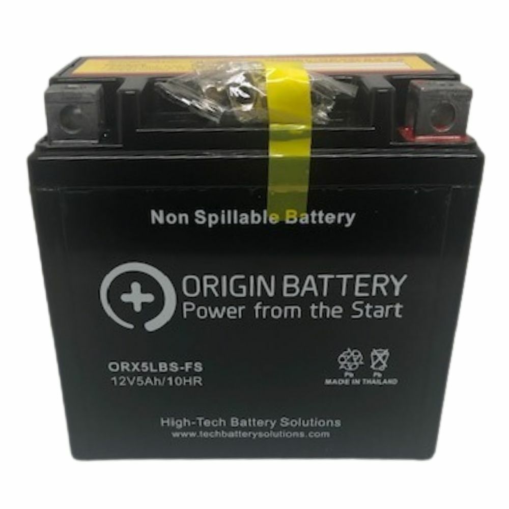 12V YTX5L-BS Motorcycle Battery AGM 55CCA - Fits Honda Suzuki