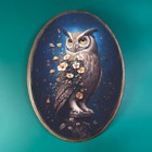 OWL WOODEN DECOR, Bird Fantasy Wood Plaque, Cottagecore Animal Gothic Wall Art