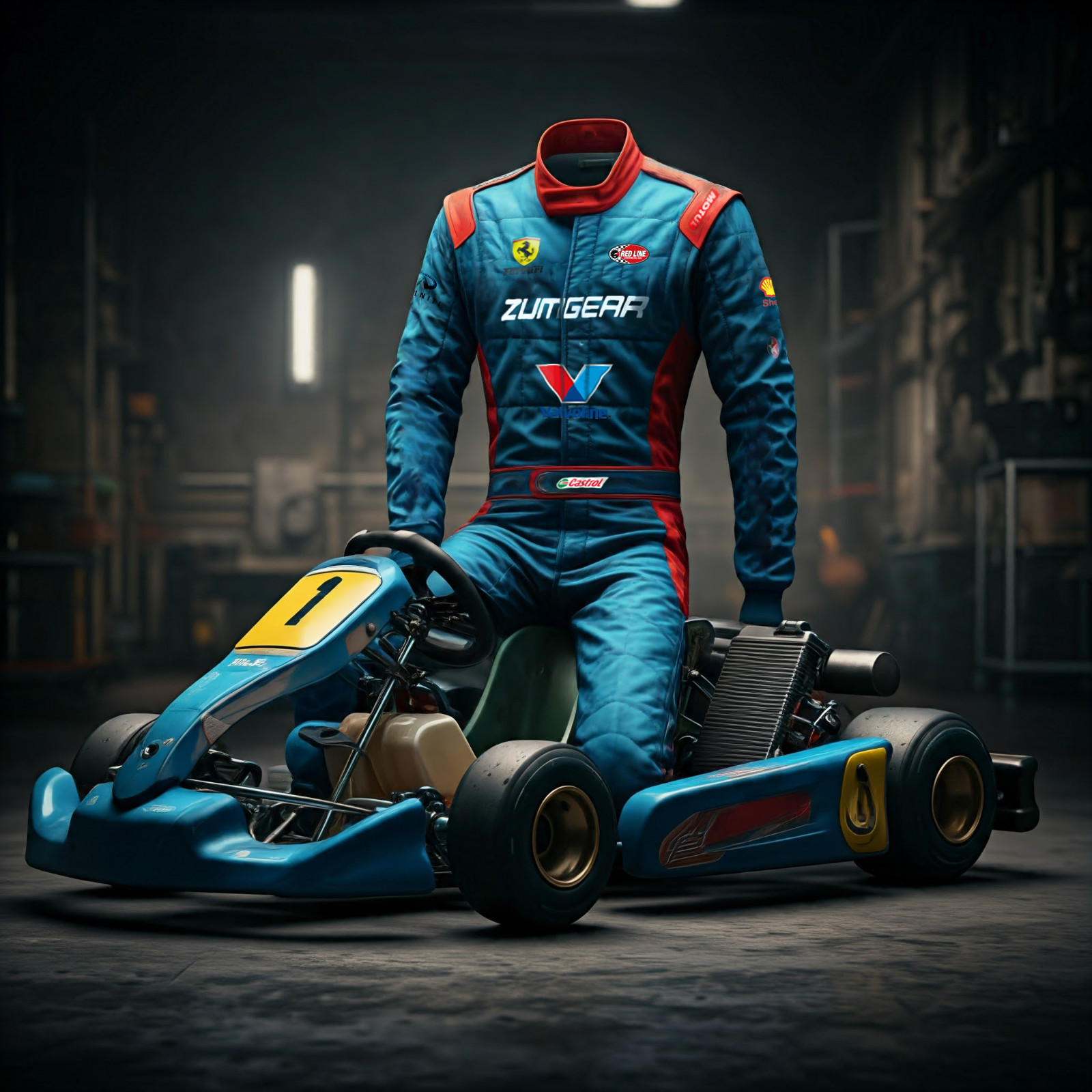 Tuta GoKart Racing - Protezione Livello 2 per Karting e Motorsport - Personalizzabile