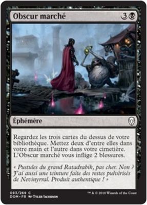 MTG Magic DOM - (x4) Dark Schnäppchen/Obscur market, French/VF