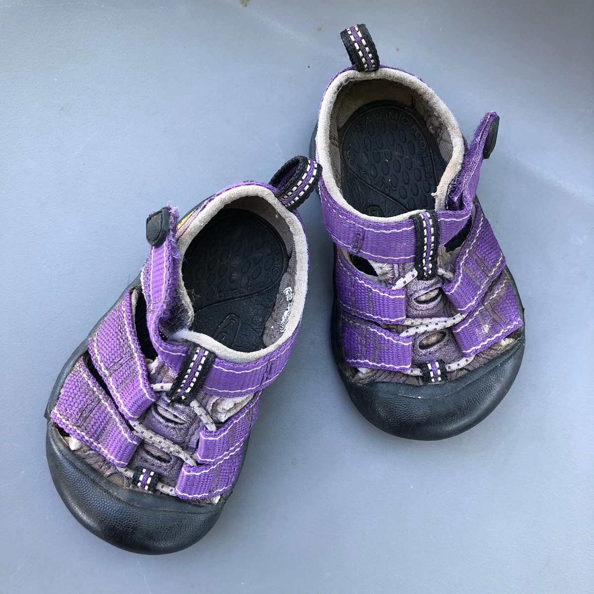 Keen Sandals Baby Toddler Girls Size 4 Usually 12m Newport Water Shoes Purple