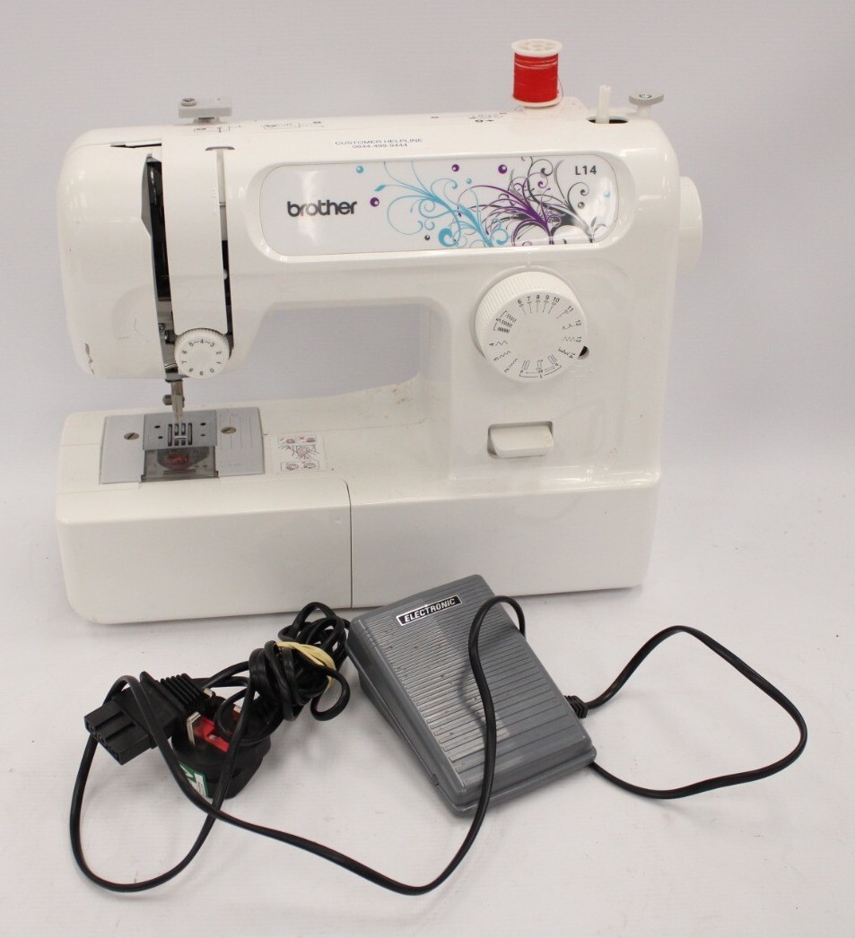 BROTHER L14 Portable Electric Household Sewing Machine w/ Foot Pedal