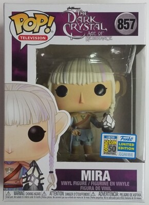 2019 SDCC EXCLUSIVE Funko Pop Mira Holding Crystal #857 Dark Crystal Figure