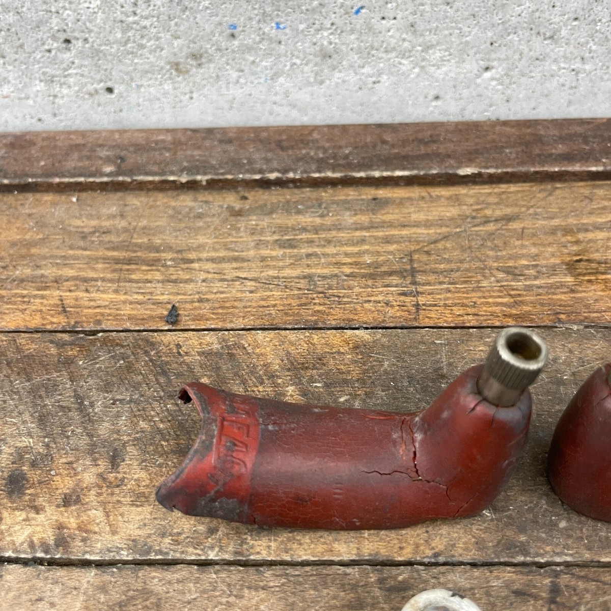 Capots De Levier De Frein Mafac Vintage – Rouge, Pour Vélo Course, Années 70, France