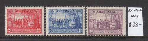 1937  SESQUI SET OF 3   MUH