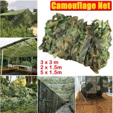1.5-10M Camo Net Hunting/Shooting Camouflage Hide Army Camping Woodland Netting