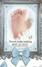 3D UPick Welcome Baby Boy Girl New Sweet Feet Scrapbook Card Embellishment 3940