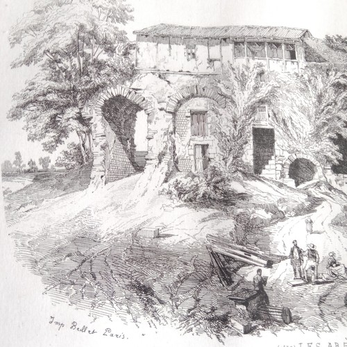 Périgueux Les Arènes 1852 Original Radierung signiert Léon Gaucherel 1816 1886 - Bild 5 von 22