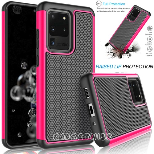 Rugged Armour Silicone Hard Shockproof Case Cover For Samsung Galaxy S20 S10 S9 - Picture 10 of 15