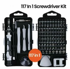 117Pcs Precision Screwdriver Set for Electronics Micro Hobby Jewelry Watch,DIY