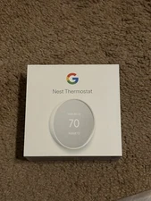 Google Nest Smart Thermostat, White - GA01334-US  Latest Model In Factory Box