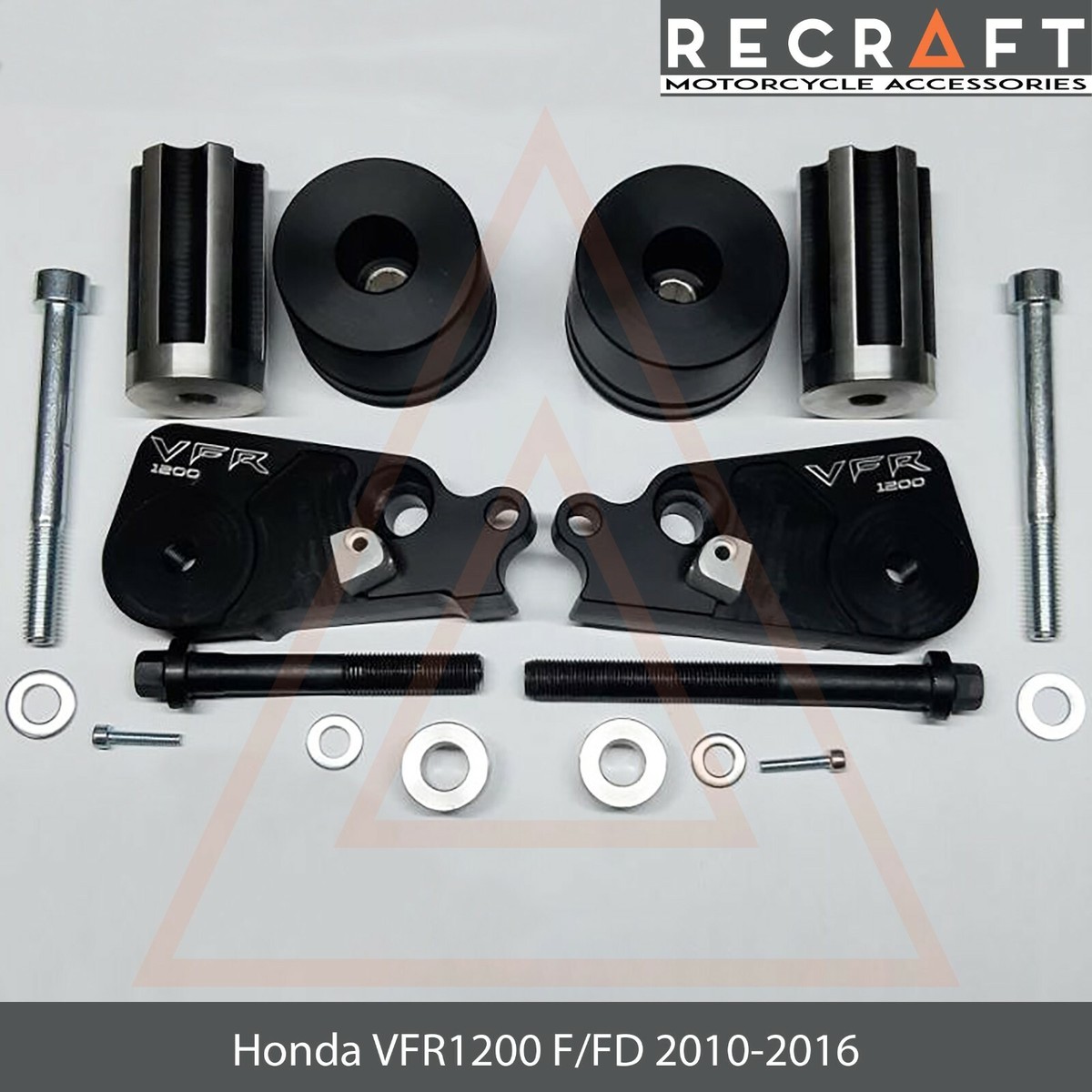 Motorcycle Frame Sliders For HONDA VFR1200F Motorcycle Frame Sliders Anti Crash Pad Fairing Side Protector Kit (Color : Red