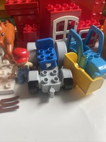LEGO DUPLO 10525 BIG FARM NEAR COMPLETE MISSING 4 PIECES