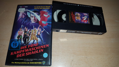Die fünf Kampfmaschinen der Shaolin - Lu Feng - Chang Cheh - VPS Verleihtape VHS