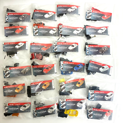 ニッサンモデルカーコレクションNISSAN Model car collecti Choco Egg Nissan Collection Miniature Car Model Full Set of 24
