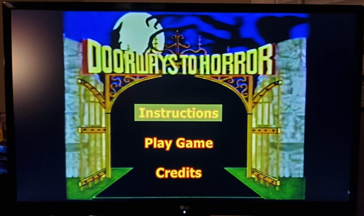 Vintage 1986 Pressman Doorways to Horror The VCR Game #6100 Gm843