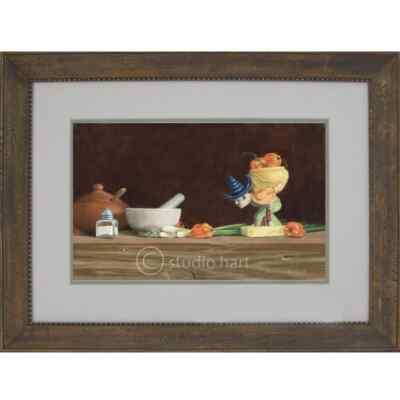 Saturday Salsa - Southwestern Contemporary Art w/ Chilis Print-Mexican Kitchen