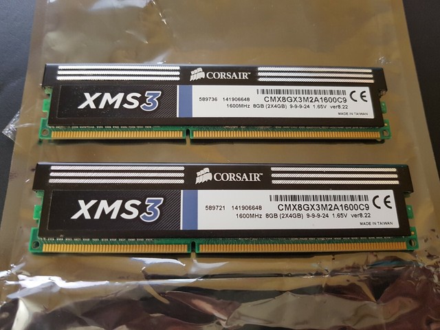 Corsair CMX8GX3M2A1600C9 8GB PC3 12800 DDR3 1600 DDR3 SDRAM 1600 