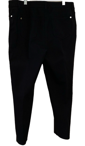 Pantalón Chico's So Slimming Negro Elástico Pierna Recta Talla 1.5 Talla Pequeña 10P - Imagen 3 de 6