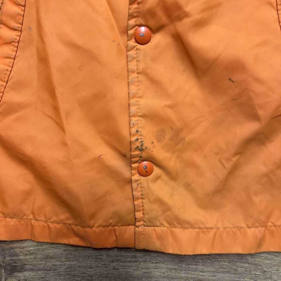 Vintage Tennessee Volunteers Vols Wind Breaker Jacket Mens Medium Chalk