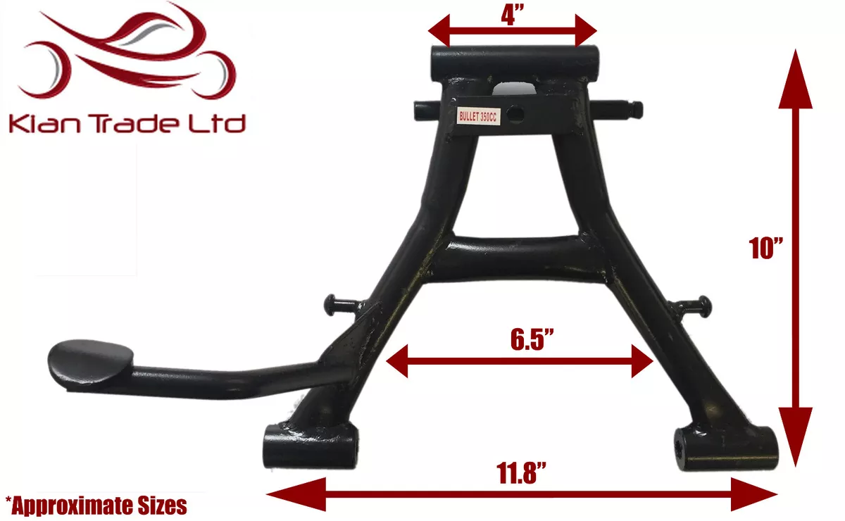 ROYAL ENFIELD BULLET ELECTRA 350cc 500cc BLACK CENTER STAND eBay