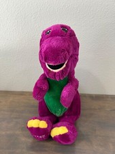 Vintage 14" Barney Plush Stuffed Dinosaur
