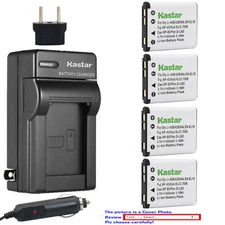 Kastar Battery AC Travel Charger for Medion Life P43001 Polaroid T730 T831 T833