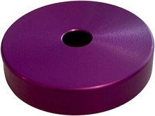 45 RPM Adapter CNC Aluminum 7 inch Vinyl Record Purple 