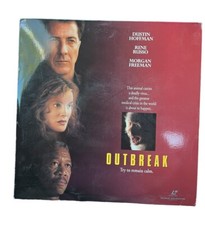 Outbreak laserdisc, Widescreen, 1995, Cat.13632 Morgan Freeman, Dustin Hoffman
