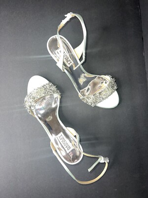 Badgley Mischka Richelle Heeled Sandals For Women - Elegant Kitten Heel Dress Shoes