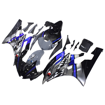 Shark Attack ABS Bodywork For Yamaha YZF600 R6 2006 2007 Plastics Fairings Cowl