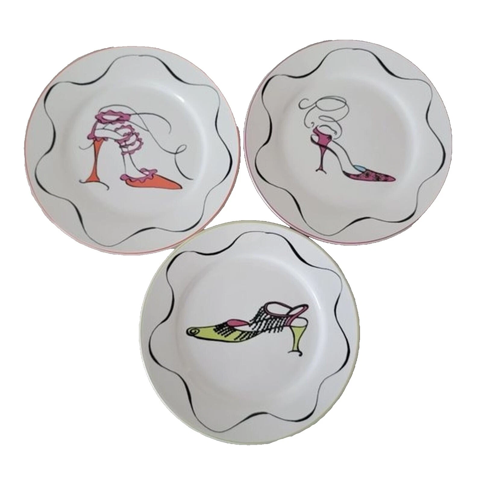 Plato de postre Porcelana Rosanna Placas De Vajilla