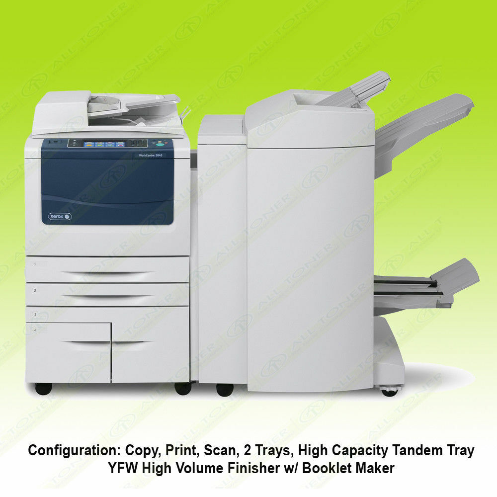 Xerox WorkCentre 5865 Laser Mono BW Copier Printer Scanner Duplex