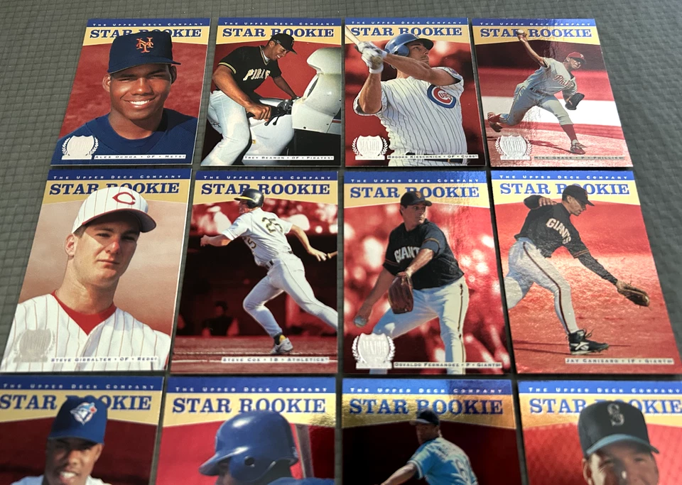 16 tarjetas de novato Fleer Ultra 1996, Alex Ochoa, Shannon Stewart, Rey Ordóñez Foto 4 de 4