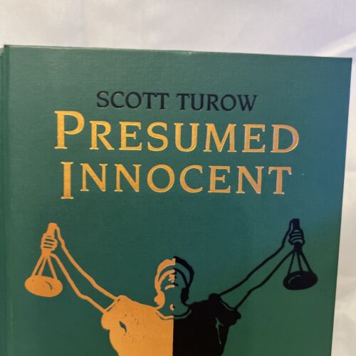Presumed Innocent by Scott Turow (1987, Hardcover) Impress Mystery Vintage - Picture 2 of 17