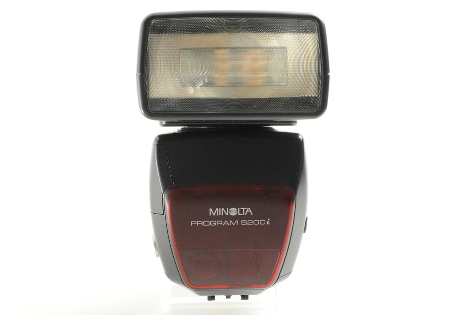 [Mint] Minolta Program 5200i Shoe Mount Flash Minolta SLR w/ Case - Image 3 of 4