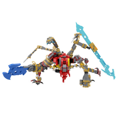 Calamity Ganon Model Mech Robot Building Blocks MOC Bricks Toys
