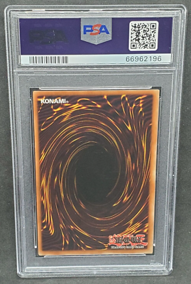 Yugioh PSA 8 NM-MT Fusionist LOB-022 1st Edition Rare Legend of