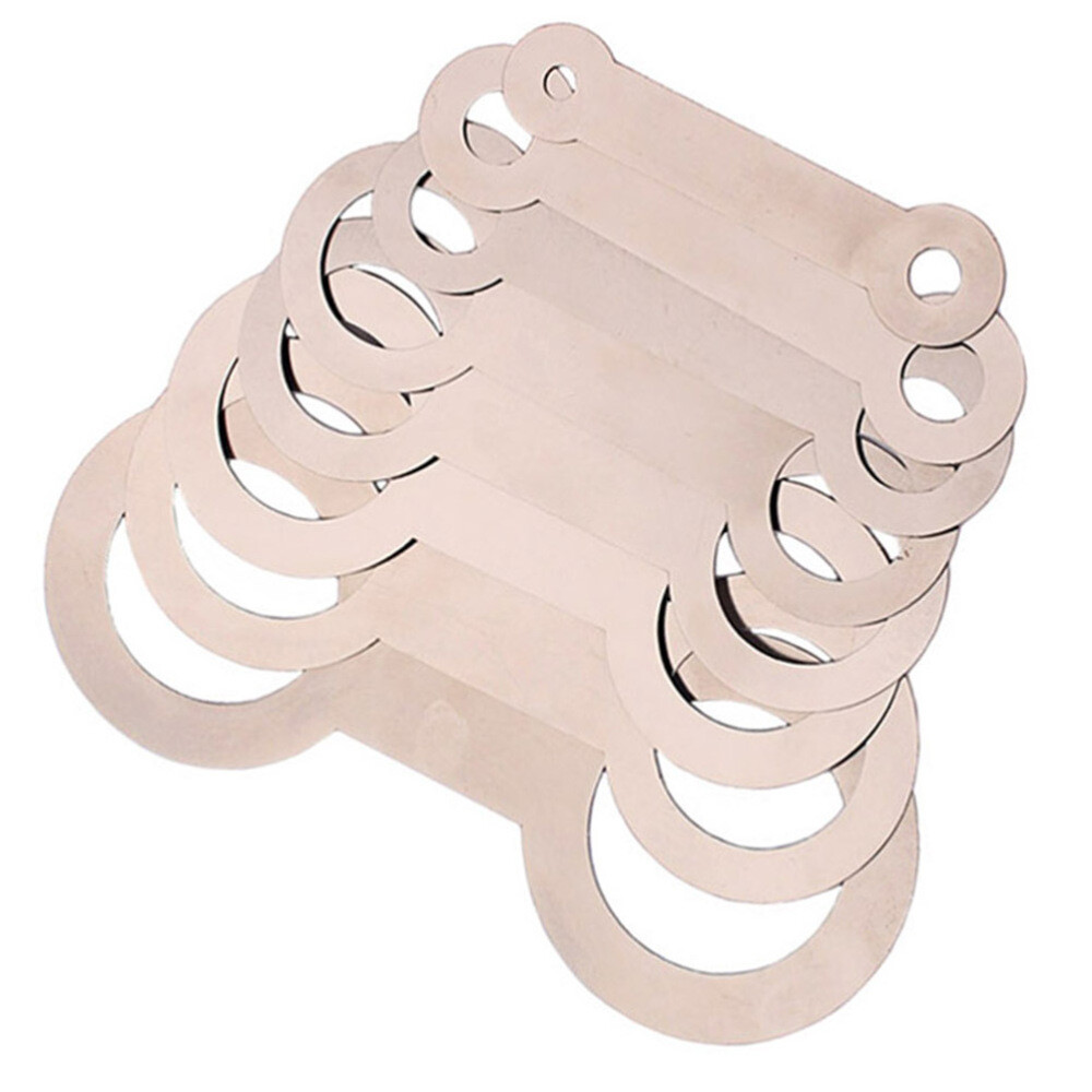 8 PCS/Set Saxophone Repair Kit Replacement Pads Adjustment Leveling Ring