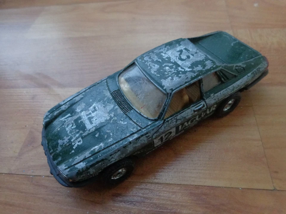 Corgi Vintage 1970'S C318/4 Voiture Jaguar XJS Verte #12 Racing - Photo 1/1